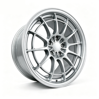 Geschmiedete Felgen in Gebürstetem Silber 17 18 19 Zoll 5x120 5x114,3 5x112 Autofelgen für BMW F30 Alfa Romeo Tesla Subaru Geschmiedete Felgen