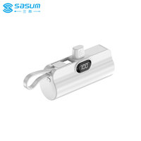 Sasum Produits à la mode 2025 Station d'alimentation portable Camping 5000mAh Chargeur 5V2A Style portable pour la charge Utilisation en plein air
