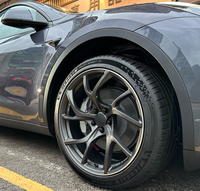 Jantes concaves en alliage d'aluminium forgé C-01, à rayons en Y, finition canon de fusil poli, 18 19 20 21 22 pouces, 5x112 5x114.3 5x120 pour GT86 WRX Supra M3