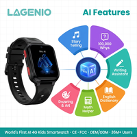 Reloj Inteligente para Niños LAGENIO con Buen Precio, 4G, IA, Videollamada, Alerta SOS, Geolocalización, GPS, LBS, WIFI, A-GPS, Acelerómetro, RoHS