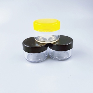 Cosmetici di lusso 5g/10g/20g che confezionano piccoli barattoli di plastica trasparenti mini - Product Image 6
