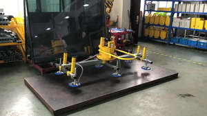 Elevador de vacío multialmohadilla de 6 toneladas para placas y vigas de acero, control remoto incluido - Product Image 4