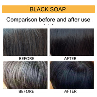 Polygonum Multiflorum Shampooing Savon Marque Privée Hommes Barre De Soins Des Cheveux Savons Réparation De L'humidité Couleur Des Cheveux Gris Noir Outils De Maquillage