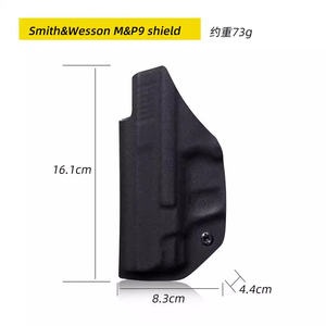 Funda táctica Kydex para <span class=keywords><strong>pistola</strong></span> de cintura derecha, oculta, de gran venta - Product Image 5