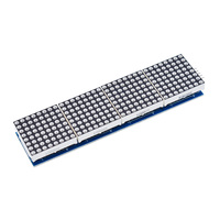 MAX7219 Modul Dot Matrix Mikrokontroler 4 dalam Satu Layar dengan Garis 5P Merah Hijau Biru