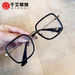 Montures de lunettes carrées G Brand O3-7173 anti-UV et anti-lumière bleue, unisexe, verres en acétate, pont moyen, origine Taizhou - Product Image 3