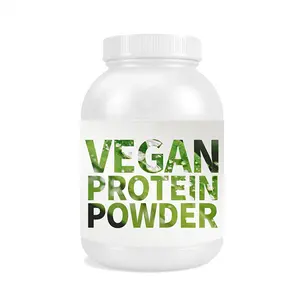 Pó de proteína vegan de melhor qualidade, pó de proteína de vegan orgânico com certificado para suplemento corporal
