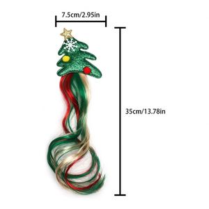 Accesorios para el Cabello: Lazos de Colores con Extensiones de Cabello Navideñas de Colores - Product Image 4