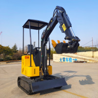 Mini-excavatrice hydraulique électrique de haute qualité à vente chaude, 0,5 tonne, 0,6 tonne, 0,8 tonne, 1 tonne