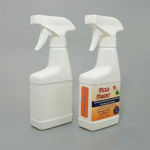 Botella vacía de plástico HDPE, pulverizador de gatillo negro de 250ml, con dos pegatinas en cada lado - Product Image 5