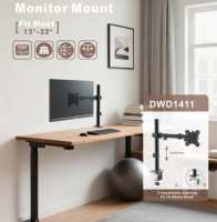 Support de moniteur LCD pour ordinateur de bureau, bras de bureau, support pour bureau, vente en gros, 15 à 32 pouces