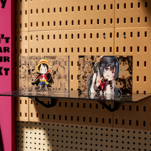 Trong suốt Acrylic khối tùy chỉnh tinh thể hiển thị khối Logo mô hình khối Anime phim hoạt hình đứng lên trang trí - Product Image 5