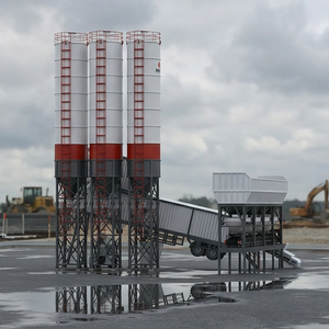 Planta Móvil de Dosificación de Concreto Prefabricado de 50 m³/h con Pesaje Eléctrico Automático y Precio Competitivo - Product Image 4