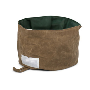 <b>Canvas</b> pet food bag, pet water and food bowl, foldable portable dog treat bowl - Product Image 2