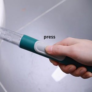 Escobilla de Baño Independiente Realida con Dispensador, Montada en la Pared, <span class=keywords><strong>Antigoteo</strong></span>, Diseño Delgado, para Limpieza del Hogar, Colores Personalizados - Product Image 6