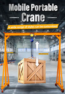 بيع مباشر من المصنع رافعة جسرية محمولة بعجلات الهيكل الصلب مع مختلف آليات الرفع المتاحة - Product Image 3