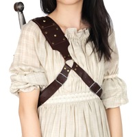 Étui de ceinture en similicuir pour épée, fourreau, katana, rapier, support de ceinture dorsal, accessoire de costume médiéval