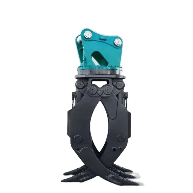Excavator High Standard Manual Grapple 5Ton Bobcat Excavator Attachment Factory Hot Sale Product