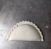 Machine à empanadas, samosas et raviolis automatique en acier inoxydable de grande taille (15 cm) Panama Dominican, haute efficacité