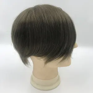 Pelo humano virgen europeo suave de la mejor calidad, toppers de encaje completo, cabello instantáneo con doble ventilación para cuero cabelludo calva