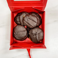 Fenêtre pliable personnalisée boîte à biscuits alimentaire petit bonbon beignet pignon boulangerie gâteau chocolat boîtes d'emballage en papier