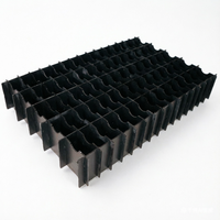 Inserts en plastique ondulé, séparateurs en plastique, panneaux de séparation en Corflute pour assiettes et verres à boire