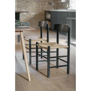 Silla de Comedor Moderna y Económica de Madera de Fresno, Estilo Étnico Neva, con Estructura de Madera, Modelo Copenhague, para Restaurante - Product Image 1