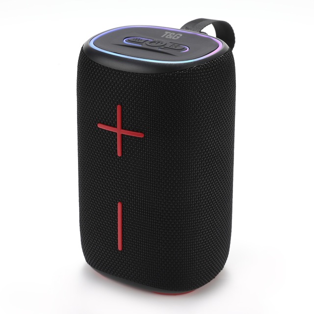New TG464 Portable Wireless Speaker BT Version 5.3 True Wireless Stereo Single Color LED USB Charging Plastic Outdoor