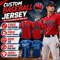 Maillot de baseball personnalisé FQ, uniforme d'équipe de baseball à boutons, vente en gros, nom et numéro personnalisés, maille respirante à séchage rapide pour hommes