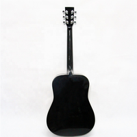 Well-crafted Musical Instruments 41Inch Acoustic Guitar With Spruce Plywood Top Basswood Plywood Back and Side With Black Veneer