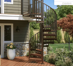 <span class=keywords><strong>Escaleras</strong></span> en espiral para exteriores que ahorran espacio, creando una gran <span class=keywords><strong>entrada</strong></span> a su jardín - Product Image 1