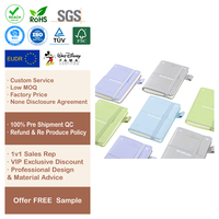 Carnet de notes A6 personnalisé en gros avec porte-cartes et journal intime pour la promotion d'entreprise