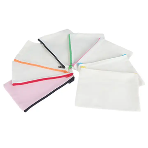 Tốt Nhất Bán Chất Lượng Tùy Chỉnh In Ấn Dây Kéo Bông Vải Mỹ Phẩm Túi Zip <span class=keywords><strong>Pouch</strong></span> Make Up Túi Du Lịch Mini Trang Điểm Túi - Product Image 6
