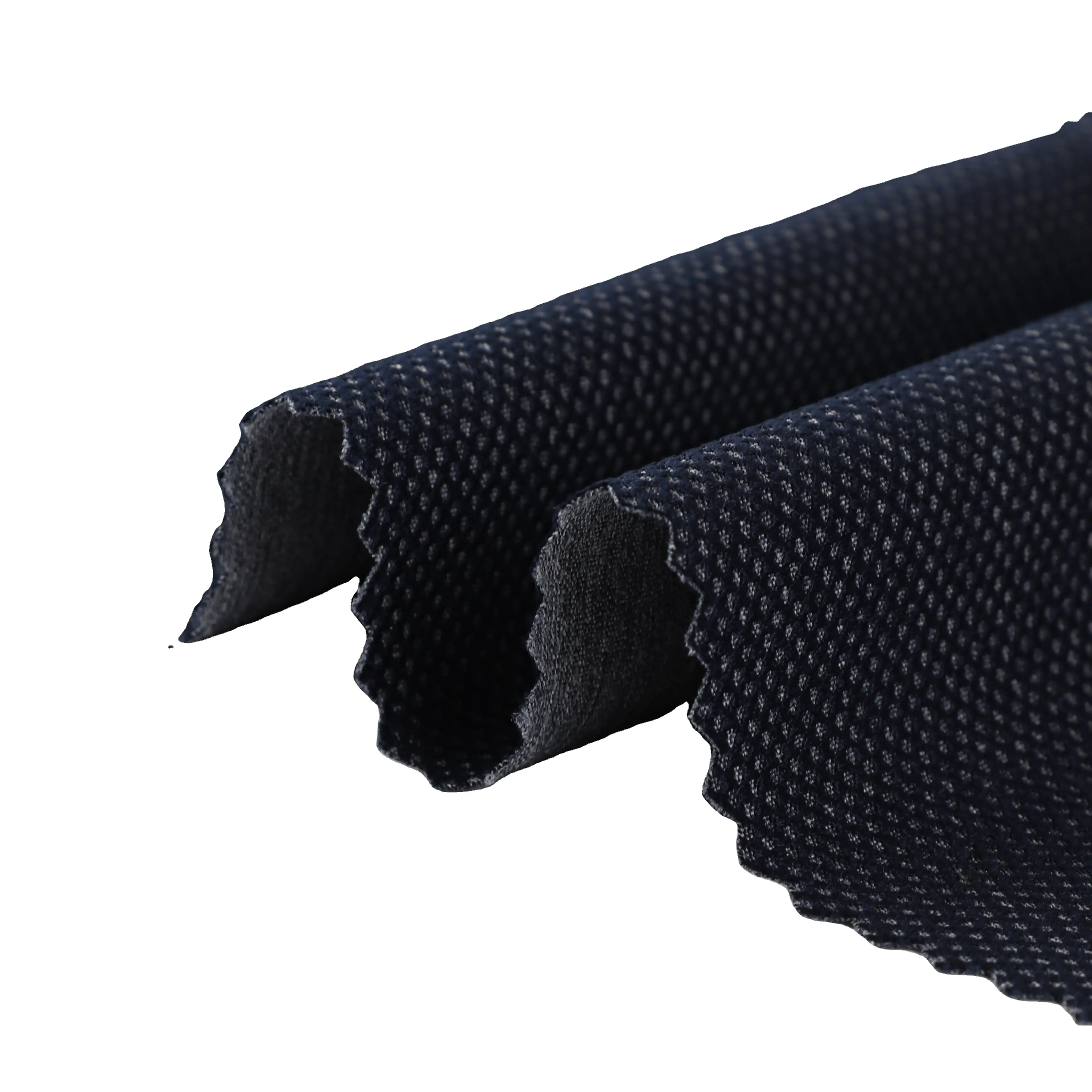빠른 건조 스트레치 짠 양이온 폴리에스터 소프트 쉘 야외 기능성 직물 UV 보호 냉각 직물