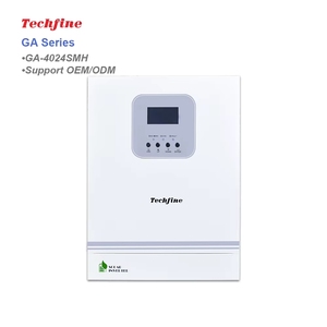 Onduleur solaire <span class=keywords><strong>hybride</strong></span> haute fréquence 4 kW 220/230/240 VCA avec contrôleur solaire MPPT, onde sinusoïdale pure, monophasé, 98 % d'efficacité, large plage d'entrée PV - Product Image 4