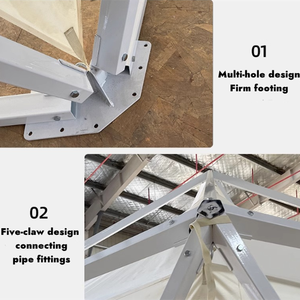 Nuevo diseño 5 personas pequeño restaurante al aire libre en forma de diamante un dormitorio Oxford estructura Hotel tienda - Product Image 5