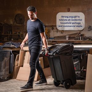 ถุงขยะขนาด 65 แกลลอน ยี่ห้อ Huamaohengchun หนา 2.7 มิล สีดำ สำหรับถังขยะแบบหนาพิเศษ - Product Image 5