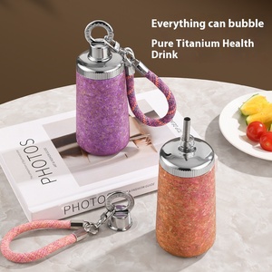 ถ้วยไทเทเนียมบริสุทธิ์หุ้มฉนวนสองชั้นสำหรับผู้ชายและผู้หญิงถ้วยน้ำแบบพกพาถ้วยพกพาสุดหรูขนาด220มล. - Product Image 5
