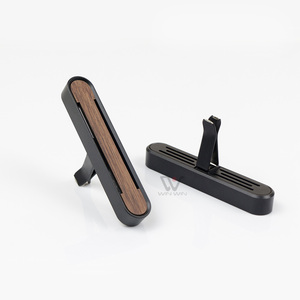 2025 Новое поступление, Роскошный Металлический однотонный диффузор для автомобиля, ароматизатор, ароматизатор, деревянный автомобильный диффузор, освежитель воздуха, зажим - Product Image 4