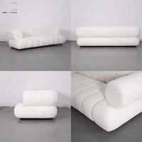 Moderno Sofá Seccional de Esquina en Forma de L y Z de Lujo, Muebles Minimalistas para Sala de Estar, Sofá Modular de Ocio para Salón y Hogar