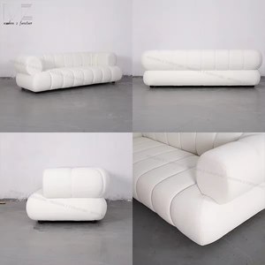 आधुनिक z कोने एल आकार लक्जरी सोफे न्यूनतम बैठने वाले कमरे फर्नीचर घर का लाउंज लिविंग रूम आराम से कोने - Product Image 3