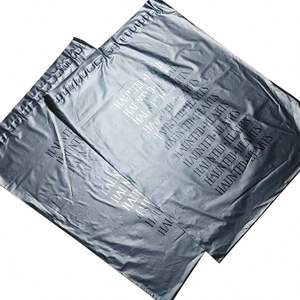 Bolsa de Envío Negra Mate Impermeable, Bolsa de Correo de Plástico LDPE con Sellado Adhesivo Resistente para Envíos Express - Product Image 5