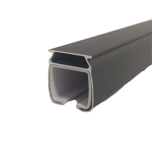 2025 nuevos diseños de riel de cortina de Metal de aleación de aluminio montado en el techo con <span class=keywords><strong>PVC</strong></span> silencioso - Product Image 1