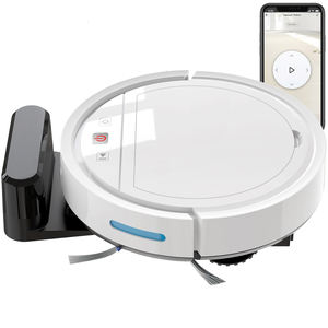 <span class=keywords><strong>Robot</strong></span> aspirador automático con autocarga, aspiradora con Wifi, Tuya, App <span class=keywords><strong>inteligente</strong></span>, <span class=keywords><strong>Alexa</strong></span> y Google, Control por voz, horario, blanco, <span class=keywords><strong>precio</strong></span> de fábrica - Product Image 1