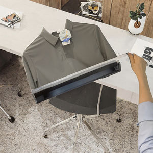 Chemise décontractée pour homme en nylon synthétique mélangé respirant à séchage rapide, haute élasticité, lavée, sans repassage, nouvelle collection été, couleur unie - Product Image 3