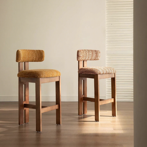 <span class=keywords><strong>Tabouret</strong></span> <span class=keywords><strong>de</strong></span> <span class=keywords><strong>bar</strong></span> en bois massif <span class=keywords><strong>de</strong></span> style français, <span class=keywords><strong>hauteur</strong></span> <span class=keywords><strong>de</strong></span> siège 50 <span class=keywords><strong>cm</strong></span>, <span class=keywords><strong>hauteur</strong></span> totale 55 <span class=keywords><strong>cm</strong></span>, design vintage et antique, usage commercial - Product Image 2