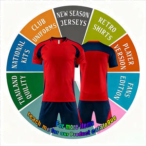 Grosir Jersey Sepak Bola Musim 2627 Berkualitas Tinggi Tim Nasional Klub Edisi Pemain Custom Made Home/Away DIY S-4XL Pendek - Product Image 4