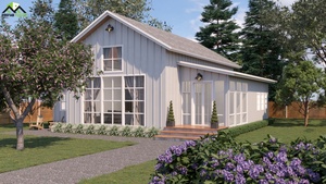 Kit de Fácil Montaje Prefabricado de Lujo Personalizado Modular Galvanizado Construcción de Acero Ligero Cabaña Dormitorio Moderno Cocina Baño - Product Image 2