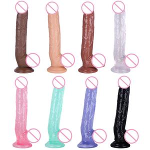 Passen Sie neue Produkte Farbe 11.8in 7.8in 8.8in großen Schwanz großen Schwanz Mann Sexspielzeug für Frau Dildos für Frauen riesigen realistischen <span class=keywords><strong>Dildo</strong></span> - Product Image 1