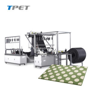 350 pcs/h और तीन ओवरलॉक के साथ मैट सिलाई के लिए अनुकूलित स्वचालित फर्श चटाई सिलाई मशीन - Product Image 1